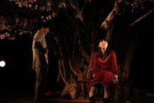 近藤公園・平岩紙 二人芝居「あたま山心中～散ル、散ル、満チル～」ゲネプロより。