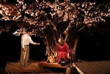 近藤公園・平岩紙 二人芝居「あたま山心中～散ル、散ル、満チル～」ゲネプロより。