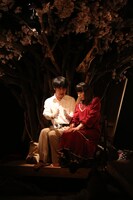 近藤公園・平岩紙 二人芝居「あたま山心中～散ル、散ル、満チル～」ゲネプロより。