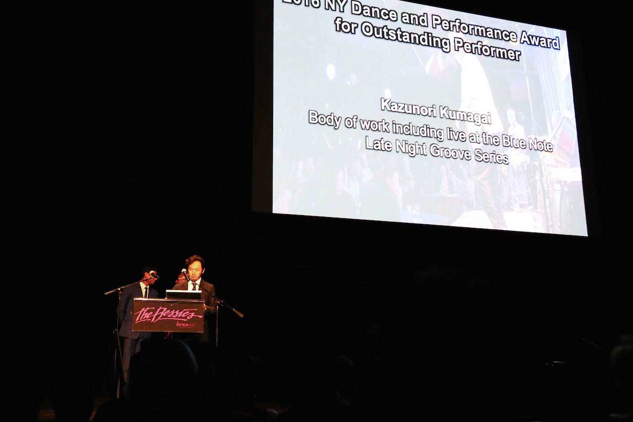 熊谷和徳、NYの"BESSIE AWARD"にて最優秀パフォーマー賞受賞