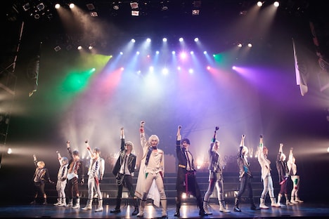 「2.5次元ダンスライブ『ツキウタ。』ステージ 第二幕 ～月歌奇譚『夢見草』～」ゲネプロより。