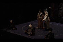 BSフジサンデースペシャル「野村萬斎×シェイクスピア ～密着・50歳にして挑む新たな『マクベス』」より。(c)BSフジ