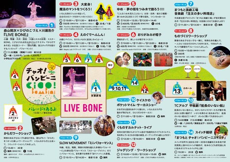 「チャオ!バンビーニ~こどもの庭~」チラシ裏