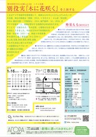 青年団自主企画vol.68 ハチス企画「木に花咲く」チラシ裏