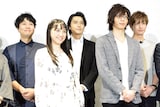 左から石井智也、加藤梨里香、山本匠馬、染谷俊之、井深克彦。