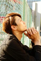 「舞台男子」第8回の撮影に臨んだ、東啓介。（撮影：為広麻里）