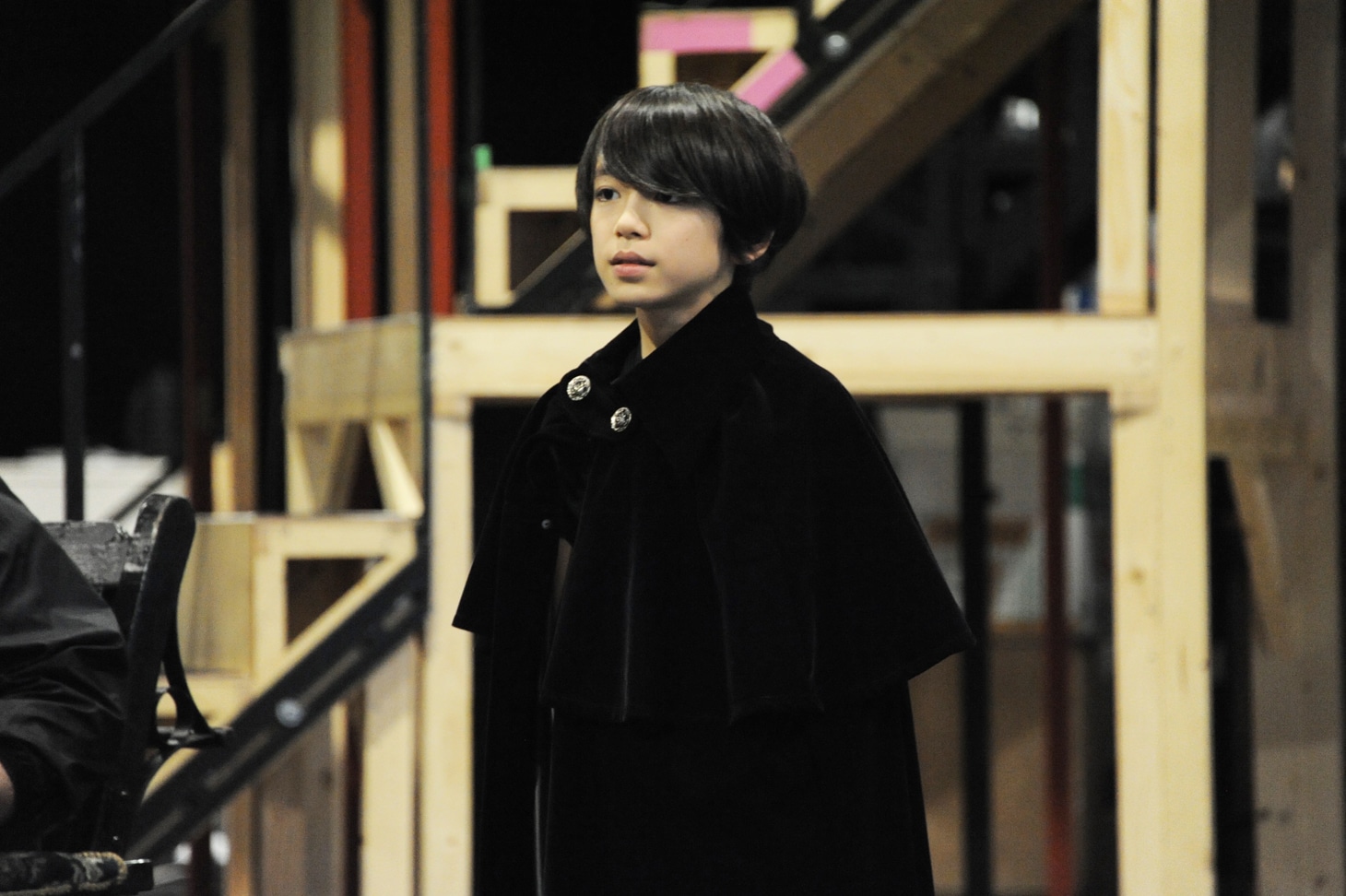 「ミュージカル『黒執事』～NOAH’S ARK CIRCUS～」稽古の様子。シエル・ファントムハイヴを演じる内川蓮生。