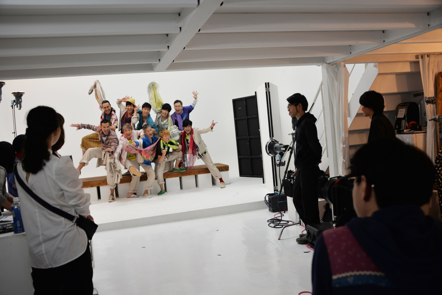 「THE CONVOY SHOW vol.32『asiapan』」ビジュアル撮影の様子。