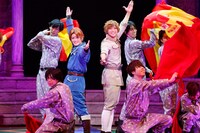 ミュージカル「ヘタリア～The Great World～」ゲネプロの様子。