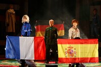 ミュージカル「ヘタリア～The Great World～」ゲネプロの様子。