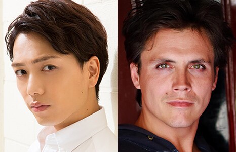 左から山崎育三郎、ローラン・バン。