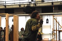 「ノートルダムの鐘」稽古より。カジモド役候補の海宝直人。