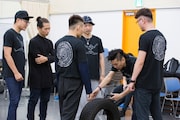 Team LION Tの稽古の様子。