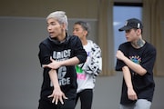 Team MIKEYの稽古の様子。