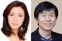 「白蟻の巣」に出演する、左から安蘭けい、平田満。