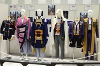 舞台「刀剣乱舞」展示エリアの様子。