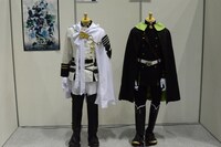 「『終わりのセラフ』The Musical」展示エリアの様子。