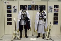 「超歌劇（ウルトラミュージカル）『幕末Rock』」展示エリアの様子。