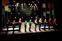 劇団プレステージ×ヨーロッパ企画「突風！道玄坂歌合戦」ゲネプロの様子。