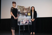 映画「ミルピエ ～パリ・オペラ座に挑んだ男～」公開記念トークイベントより、左から上野水香、岡見さえ。