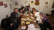 BSスカパー！「『演劇人は、夜な夜な、下北の街で呑み明かす…』第九夜」収録の様子。