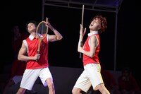 「ミュージカル『テニスの王子様』3rdシーズン 青学（せいがく）vs六角」ゲネプロの様子。