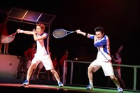 「ミュージカル『テニスの王子様』3rdシーズン 青学（せいがく）vs六角」ゲネプロの様子。