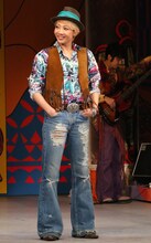 「お気に召すまま」ゲネプロより。柚希礼音演じるロザリンド。