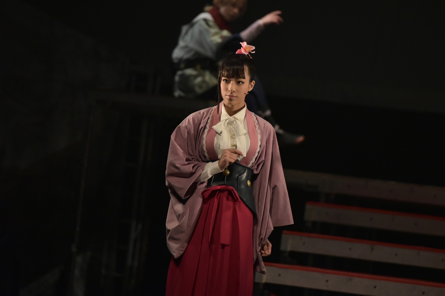 2.5 Escape Stage「甲鉄城のカバネリ」ゲネプロより、小瀬田麻由演じる菖蒲。