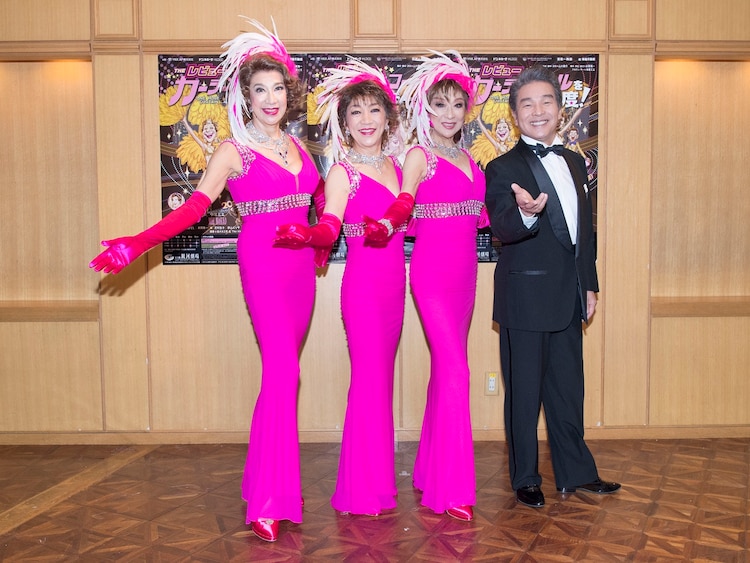 金井克子 前田美波里 中尾ミエがレビューで魅せる カーテンコール