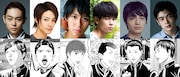 映画「帝一の國」キャスト。左から菅田将暉、木村了、鈴木勝大、萩原利久、岡山天音、井之脇海。