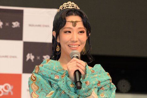 ファティーマ役の笠松はる。