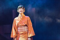 「紅き谷のサクラ～幕末幻想伝 新選組零番隊～」ゲネプロより、瀬戸早妃演じる雛森アキ。