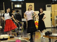 ミュージカル「ビッグ・フィッシュ」公開稽古より。