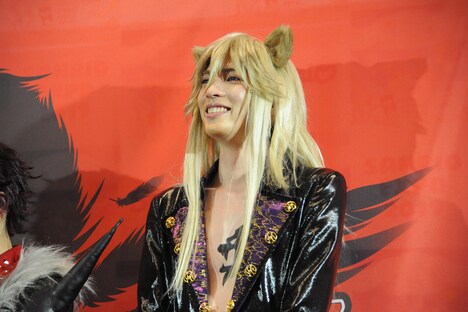 アイオーン役の輝馬。