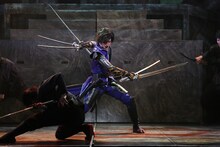 「斬劇『戦国BASARA4』関ヶ原の戦い」ゲネプロより、眞嶋秀斗演じる伊達政宗。