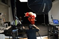 「犬夜叉」ビジュアル撮影の様子。