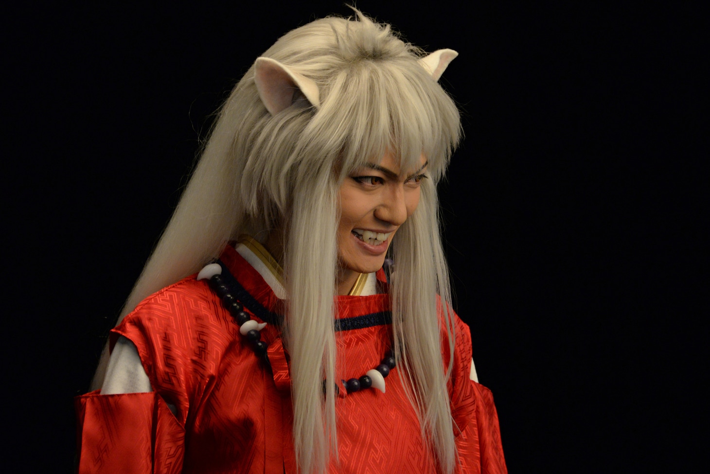 「犬夜叉」ビジュアル撮影の様子。