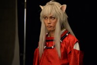 「犬夜叉」ビジュアル撮影の様子。