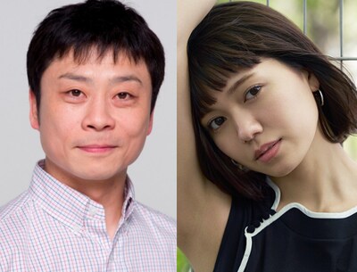 M&Oplaysプロデュース「鎌塚氏、腹におさめる（仮）」出演者。左から三宅弘城、二階堂ふみ。