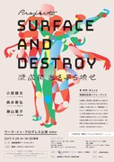「Surface and Destroy ワークインプログレス公演」フライヤー