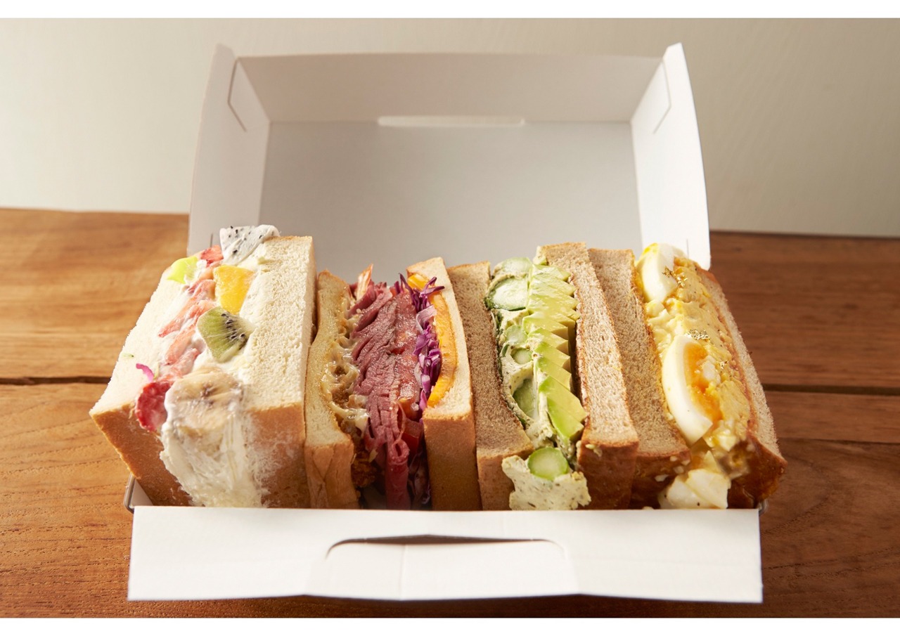 特別席予約者にプレゼントされるサンドイッチ。