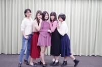 「舞台 サイレントメビウス」記者発表会の様子。