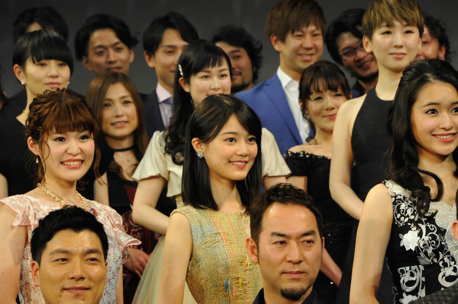 ミュージカル「レ・ミゼラブル」の製作発表記者会見の様子。