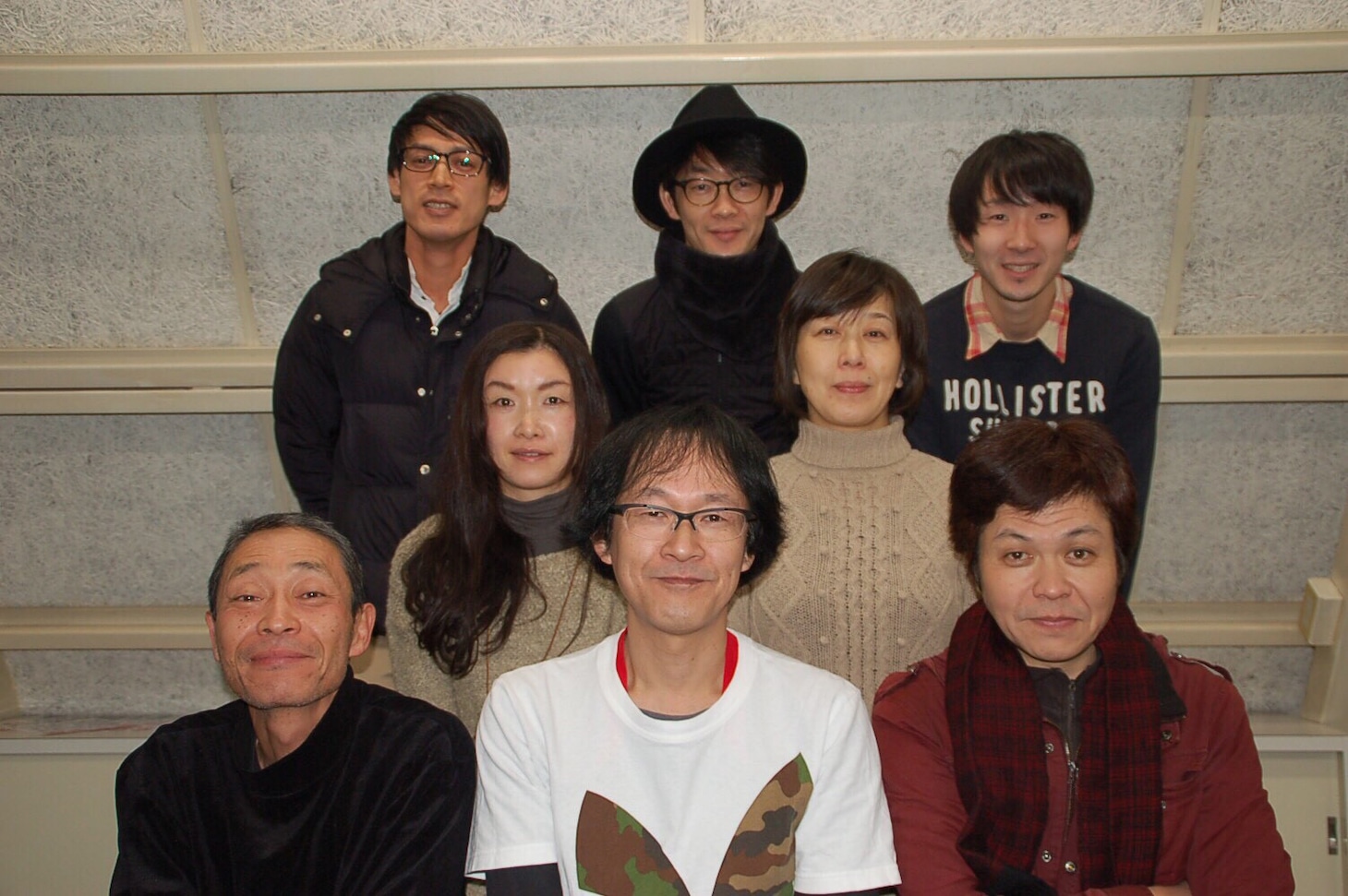 工藤俊作プロデュース プロジェクトKUTO-10 第16回公演「あたらしいなみ」の出演者たち。