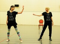 「REON JACK2」公開稽古より、左から上野水香、柚希礼音。