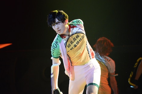 「舞台『弱虫ペダル』新インターハイ篇～スタートライン～」ゲネプロより、田川大樹演じる古賀公貴。