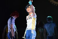 「舞台『弱虫ペダル』新インターハイ篇～スタートライン～」ゲネプロより、谷水力演じる真波山岳。