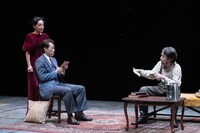 「死の舞踏」最終通し稽古より。（撮影：加藤孝）