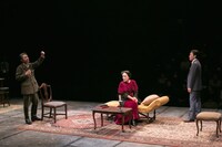 「死の舞踏」最終通し稽古より。（撮影：加藤孝）